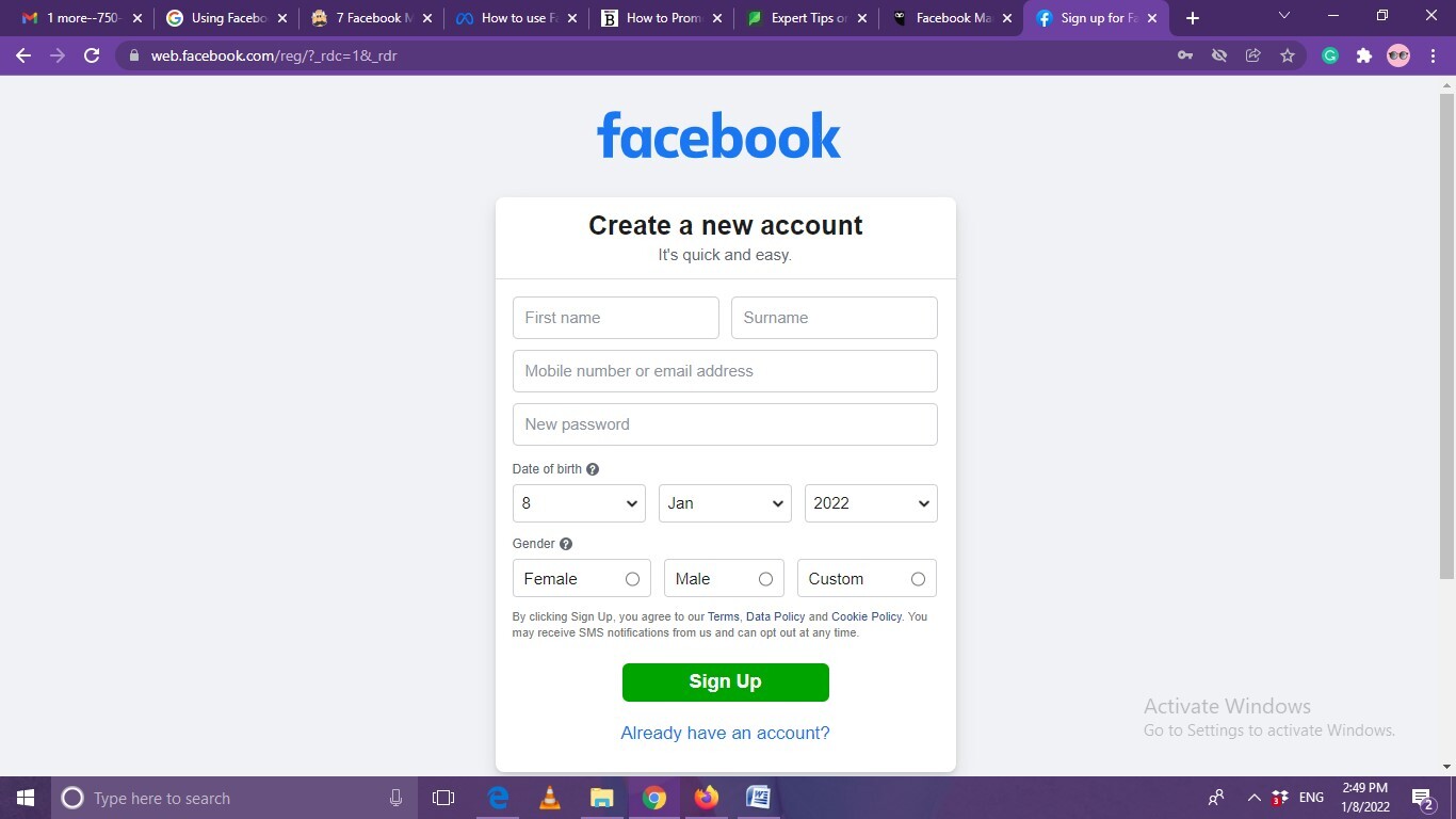1. Set Up Your Facebook Business Page