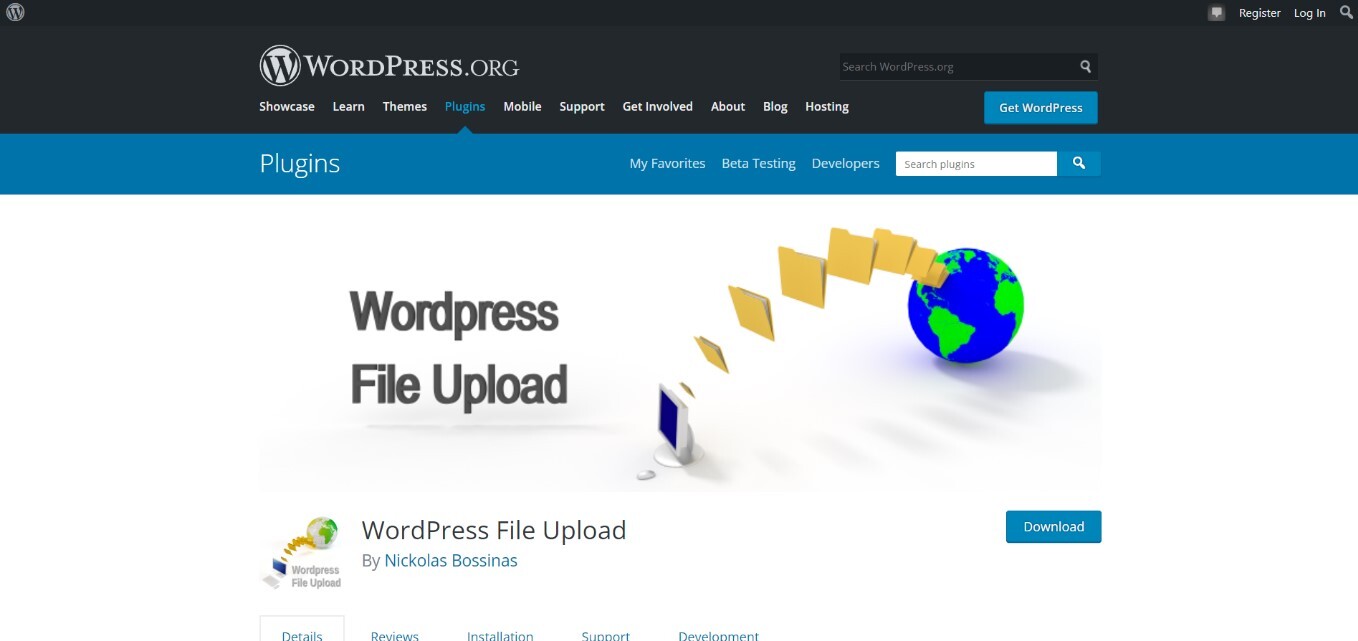 3. WordPress File Upload