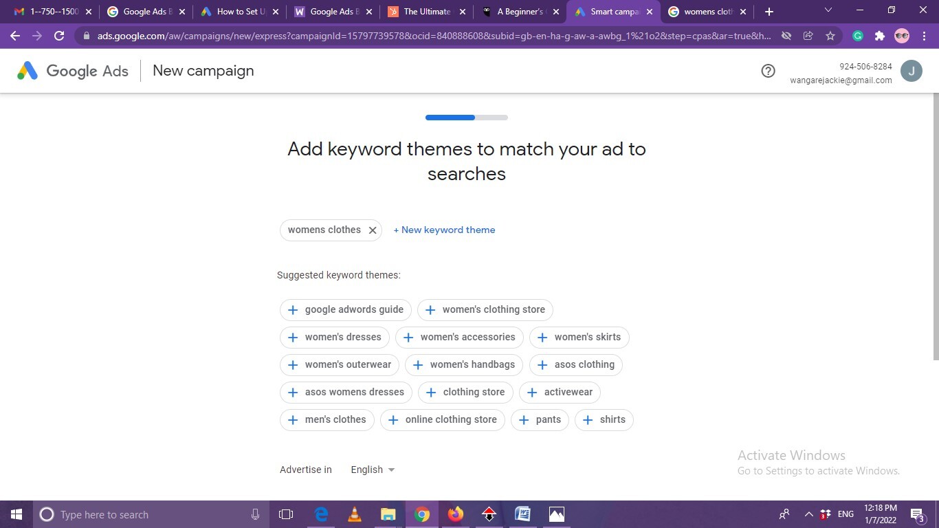 5. Add Keywords