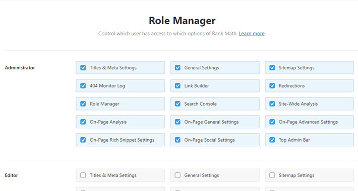 Role manager
