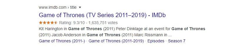 game of thrones