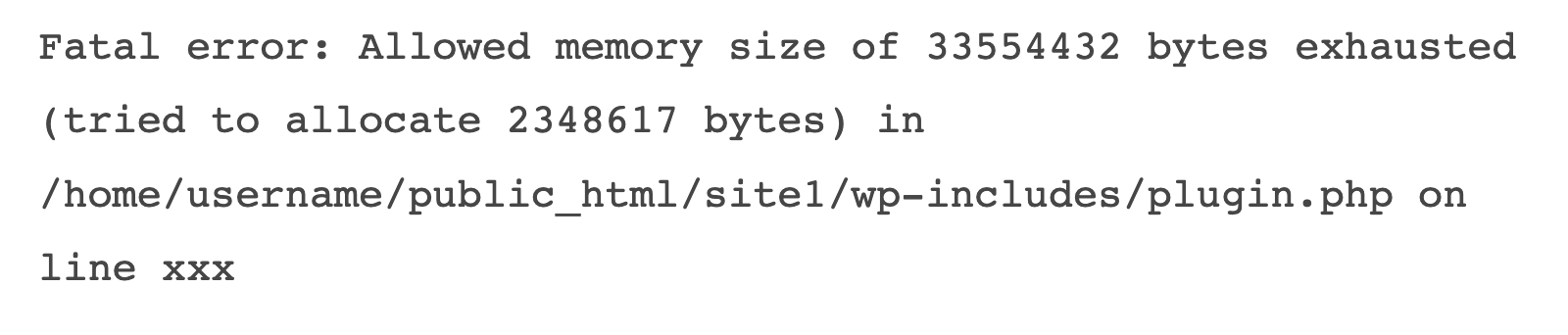 fatal error