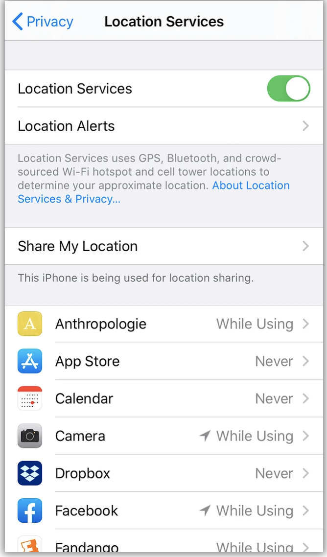 iOS device