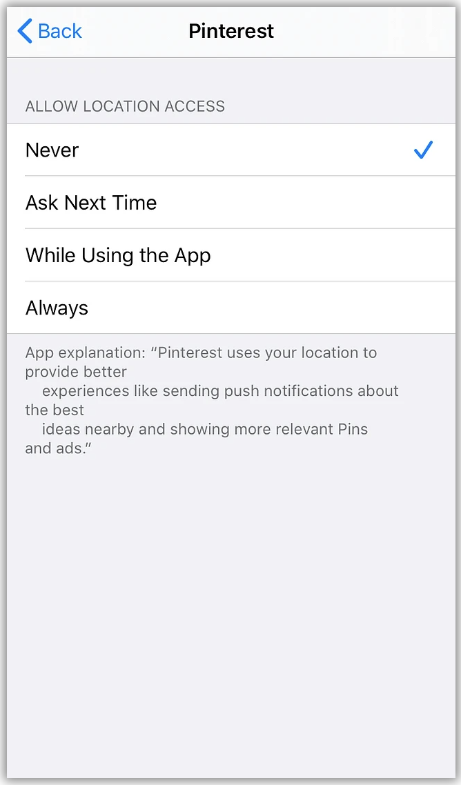 ndividual apps