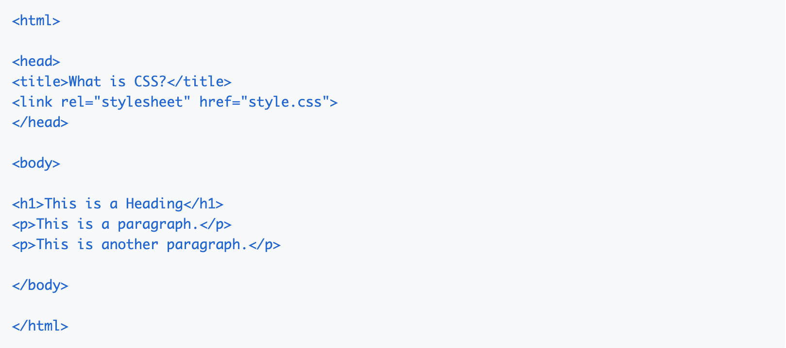CSS and HTML