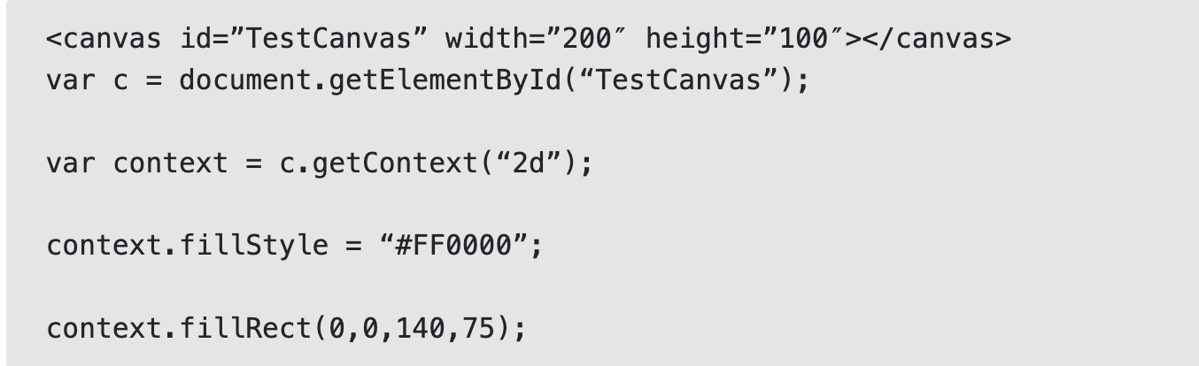 The Canvas Element