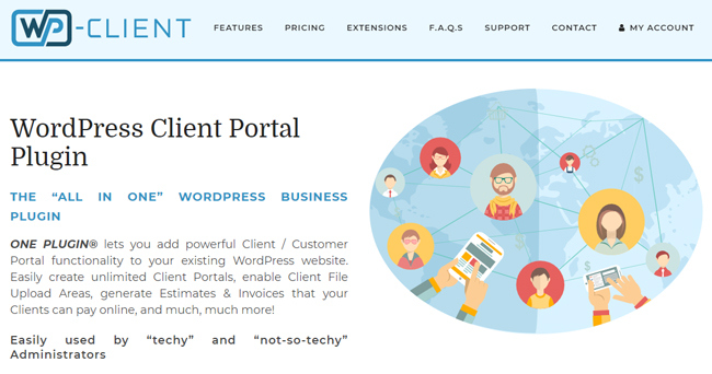 WP-Client Pro with PM Extension