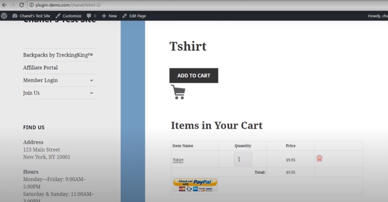 WordPress Simple PayPal Shopping Cart