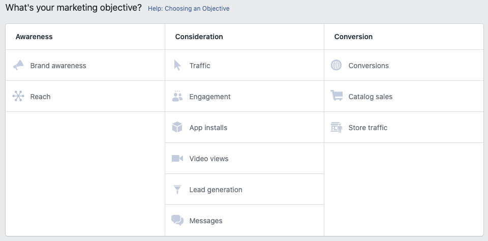 ad objectives