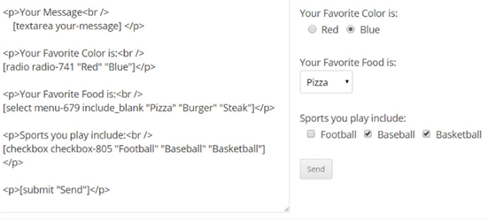 add contact form 7