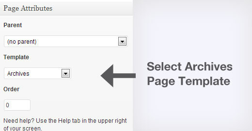 How to create a custom archive page