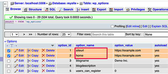 phpMyadmin