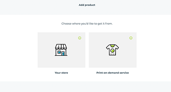 choosing a product