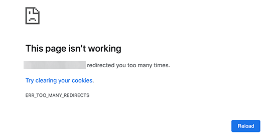 What causes this error