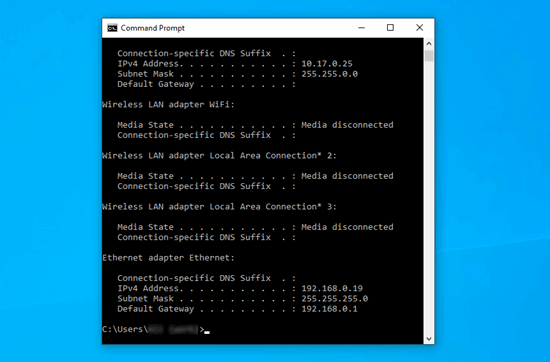 Release and renew your IP address