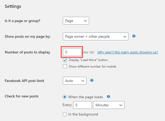 add fb feed block