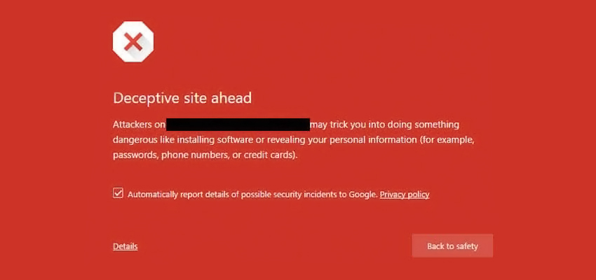 The Deceptive Site Ahead Warning