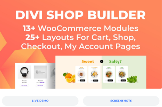 divi shop builder