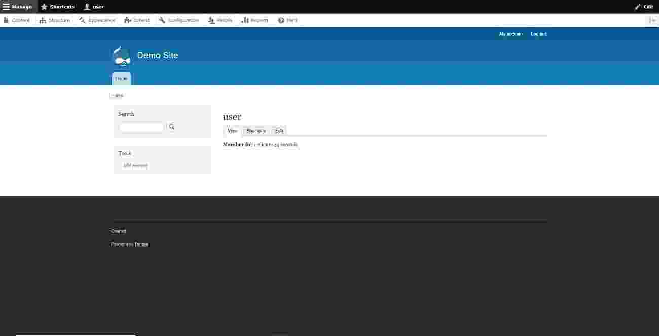 drupal interface