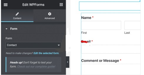 edit wpforms