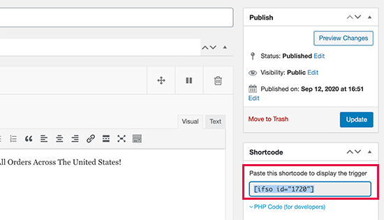 get short code