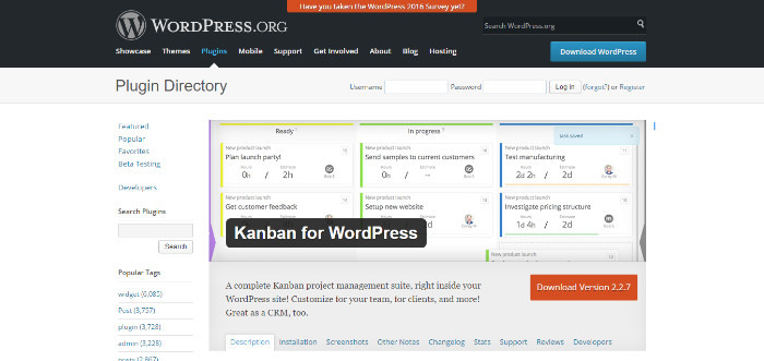 Kanban for WordPress