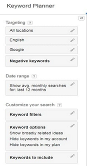keyword plan