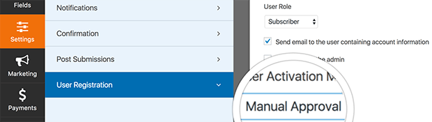 Admin Approval