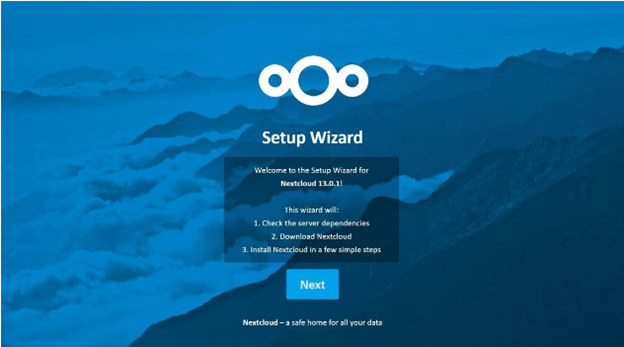 setup wizard