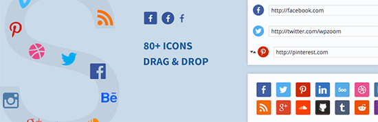 Social Icons widget by WPZoom